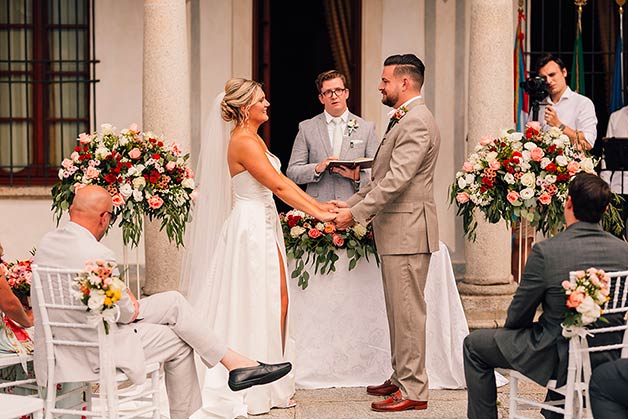 Ceremony at Villa Bossi