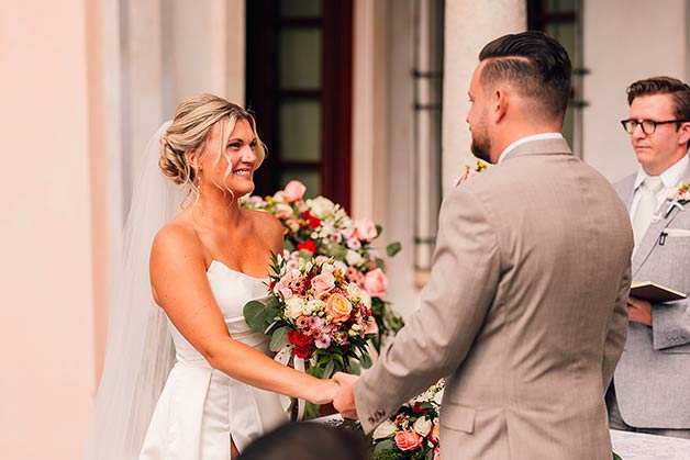 Ceremony at Villa Bossi