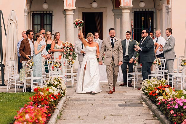 Ceremony at Villa Bossi
