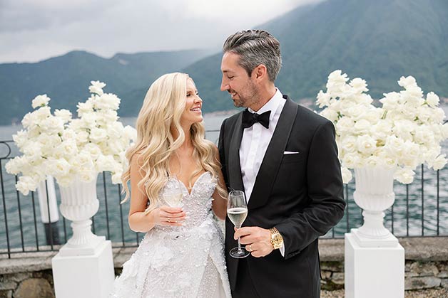 The wedding Ceremony: A Dreamy Lake Como Wedding