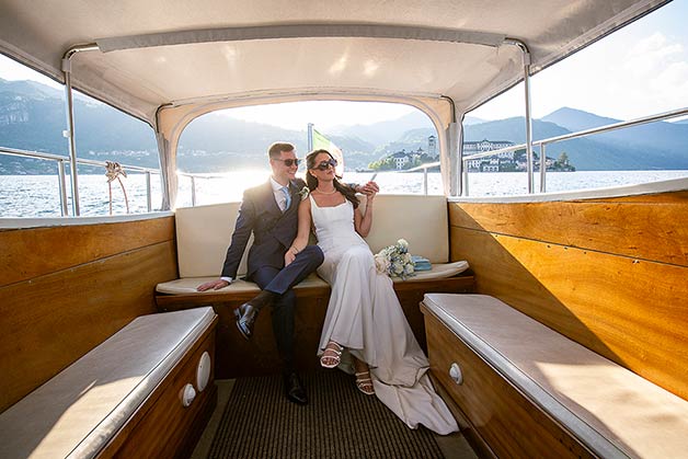 Relaxed Wedding on Lake Orta