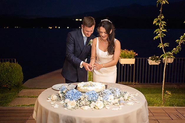 Relaxed Wedding on Lake Orta