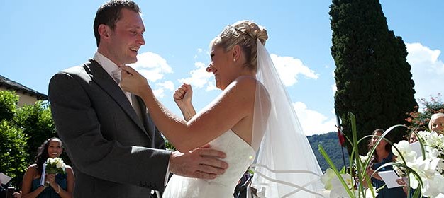Charlotte and Steven, an unforgettable day on Lake Orta