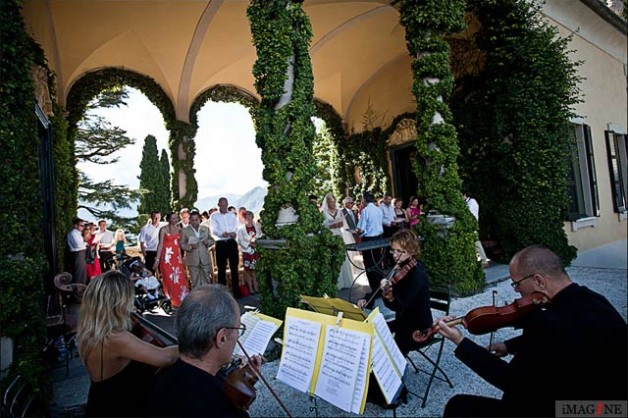 String Quartet for weddings to Villa del Balbianello