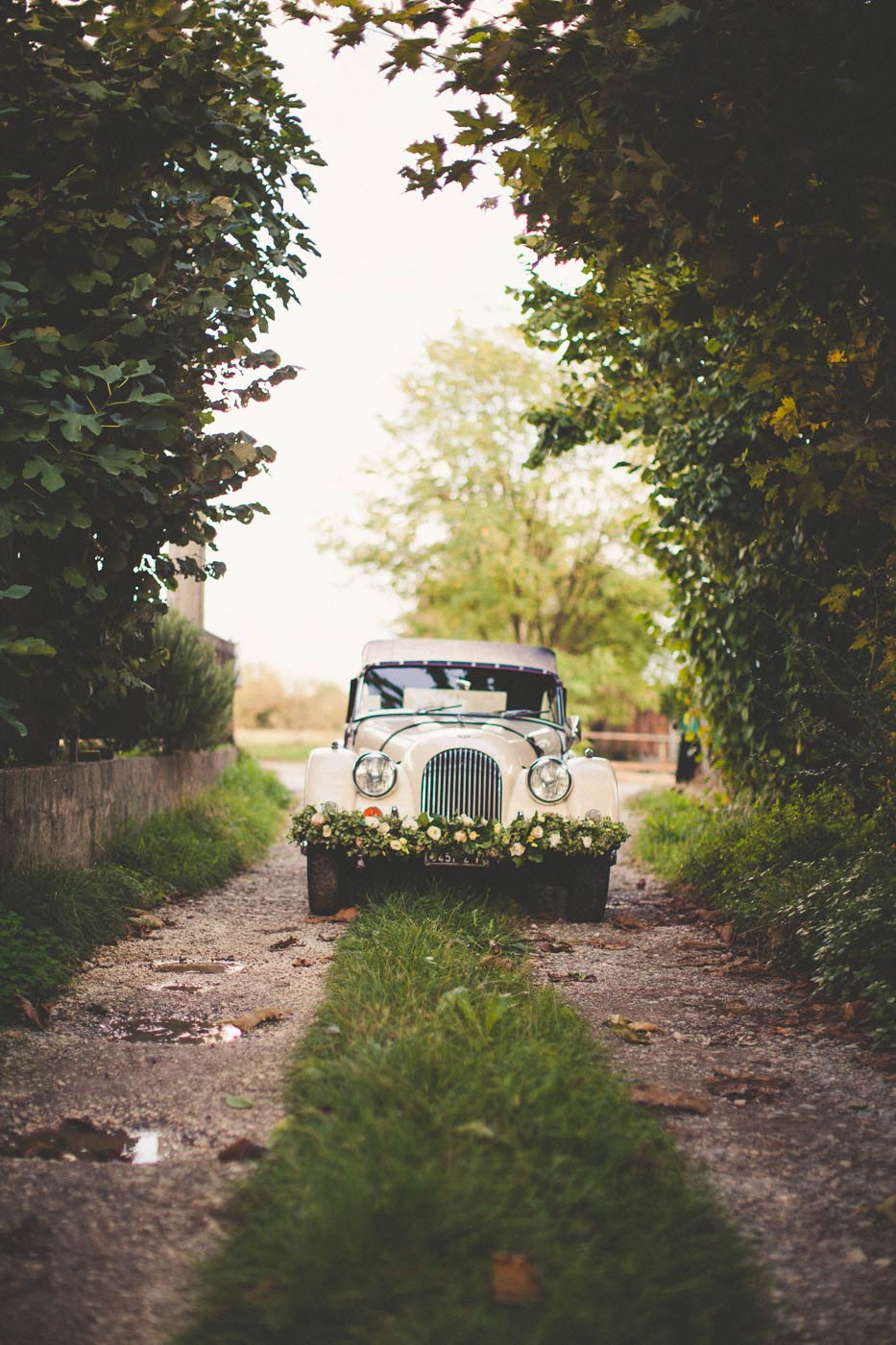 vintage car hire wedding Lake Orta