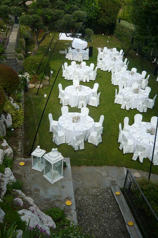 wedding caterer Villa Rusconi Lake Maggiore