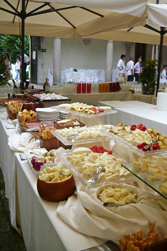 wedding caterer Villa Ortea Lake Orta