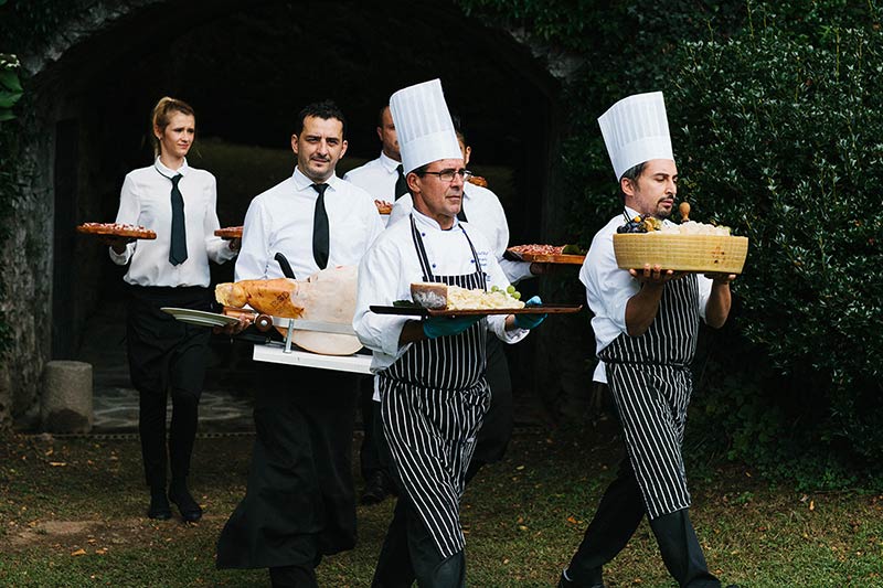 wedding caterer Villa del Balbianello Lake Como