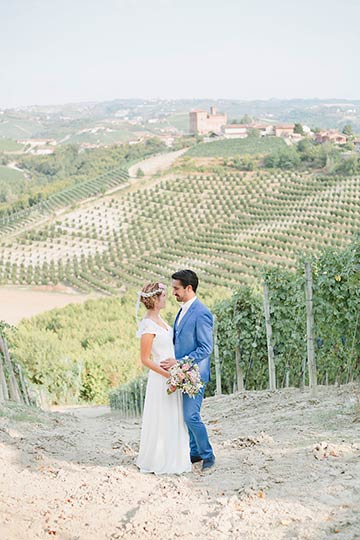 Boho-Chic Wedding on Langhe Vineyards