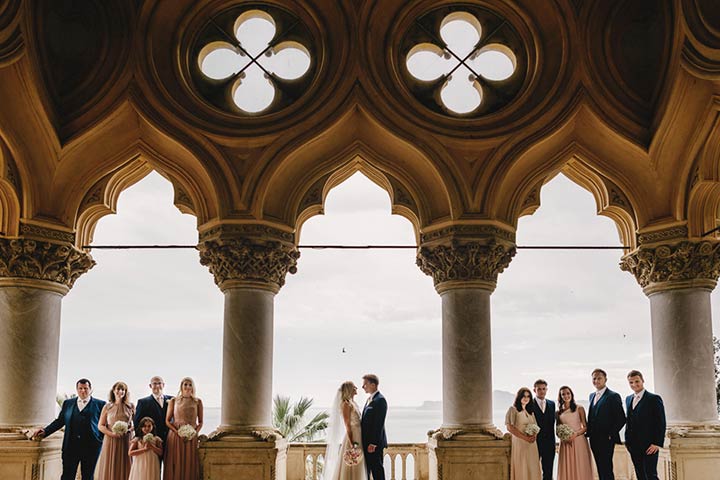 chic wedding on Isola del Garda