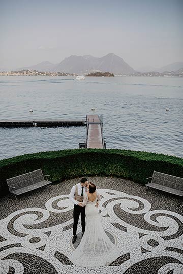 chic wedding on Lake Maggiore