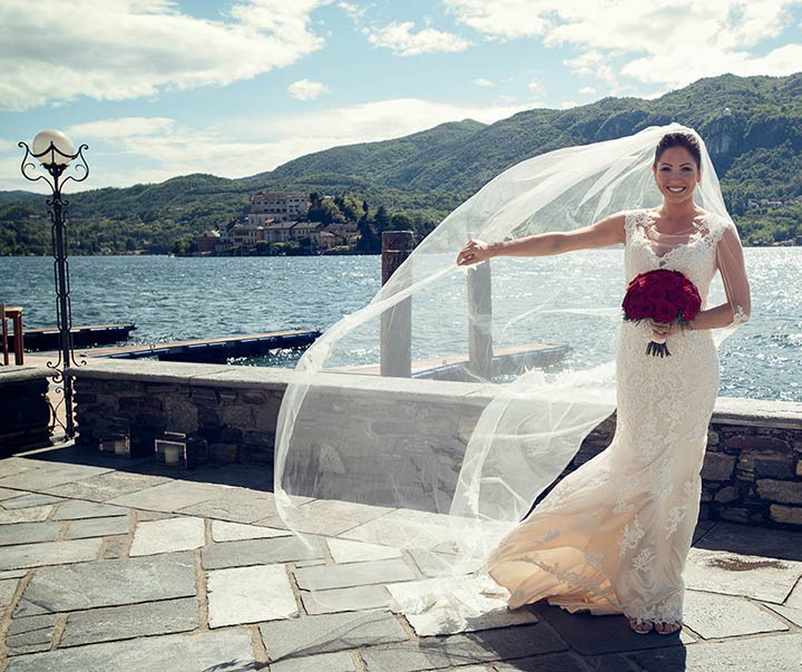 Chic Wedding on Lake Orta