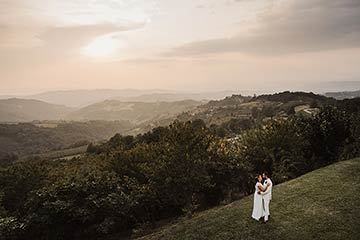 Country Chic wedding on top of Langhe hills