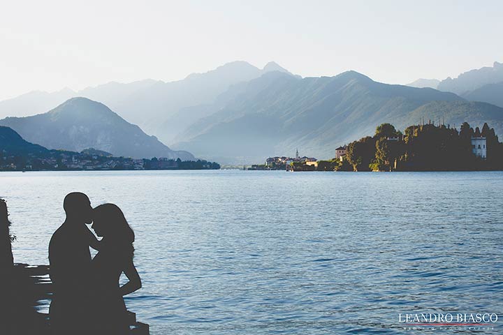 romantic elopement Lake Maggiore