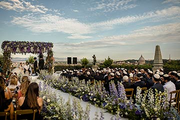 French Jewish Wedding In Rome