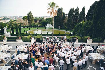 jewish wedding Villa Miani in Rome