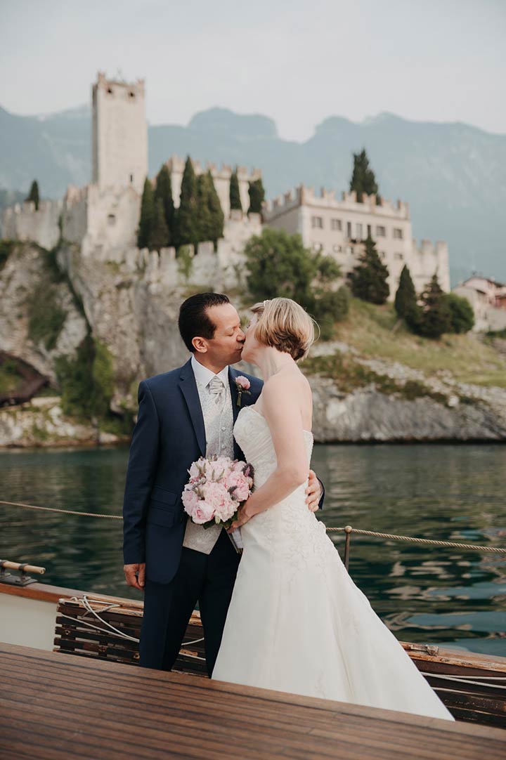 wedding in Malcesine Castle