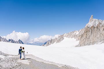 wedding on top of Mont Blanc