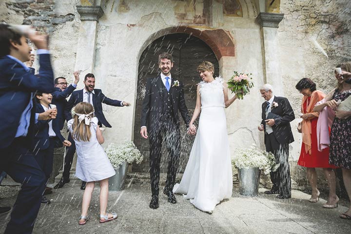 romantic wedding on Lake Maggiore
