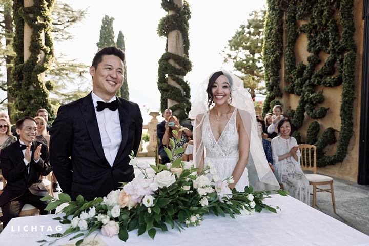 Villa Balbianello wedding Lake Como
