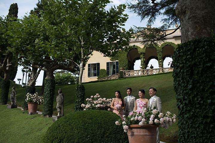 vow renewal on Lake Como