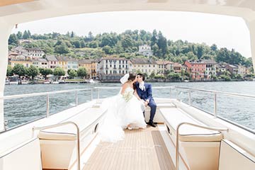 wedding picnic on Lake Orta