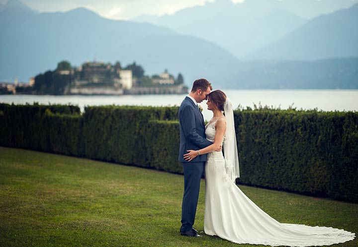 wedding in Stresa on Lake Maggiore shores