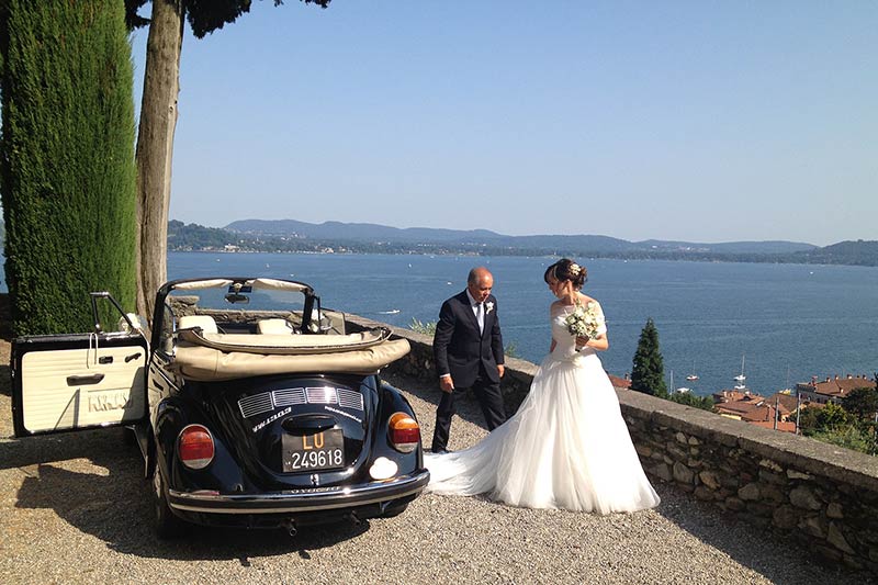 vintage car hire wedding Stresa Lake Maggiore