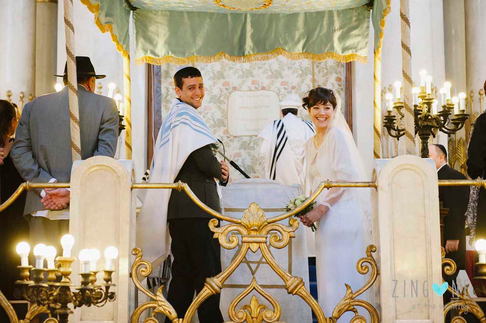 Jewish wedding in Rome