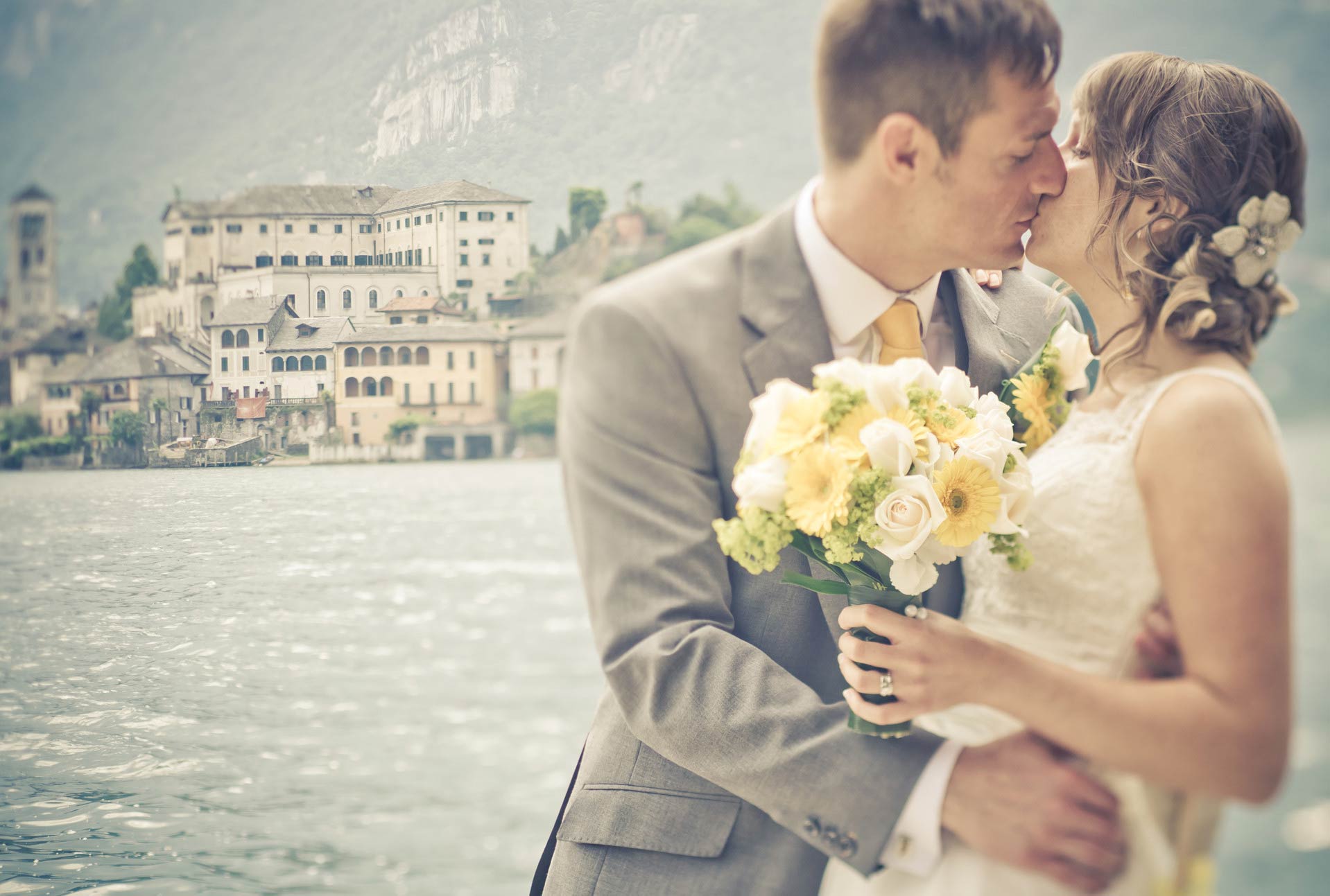 San Giulio Island wedding Lake Orta