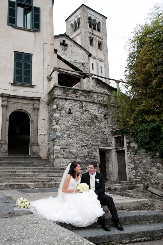 San Giulio Island wedding Lake Orta