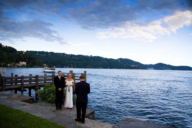 San Giulio Island wedding Lake Orta