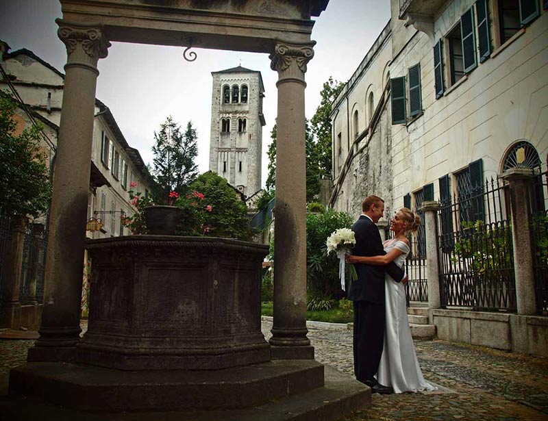 San Giulio Island wedding Lake Orta