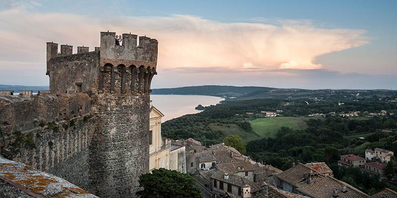 ceremonies and wedding reception at Odescalchi Castle