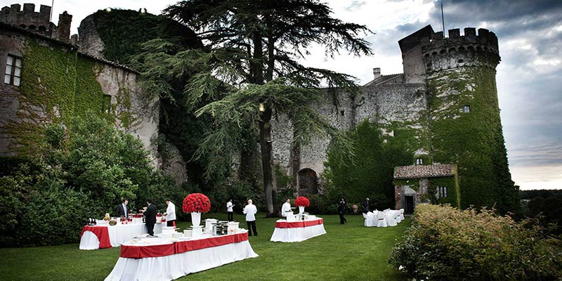 wedding reception Odescalchi Castle Lake Bracciano