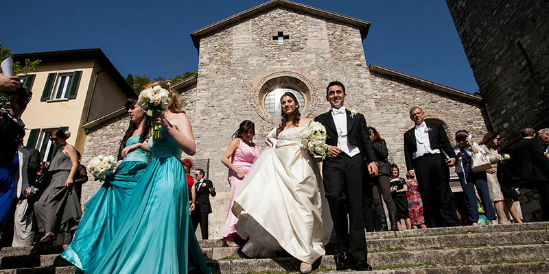 catholic ceremony lake Como