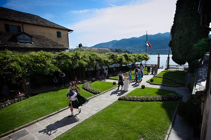 civil ceremony Villa Bossi Lake Orta