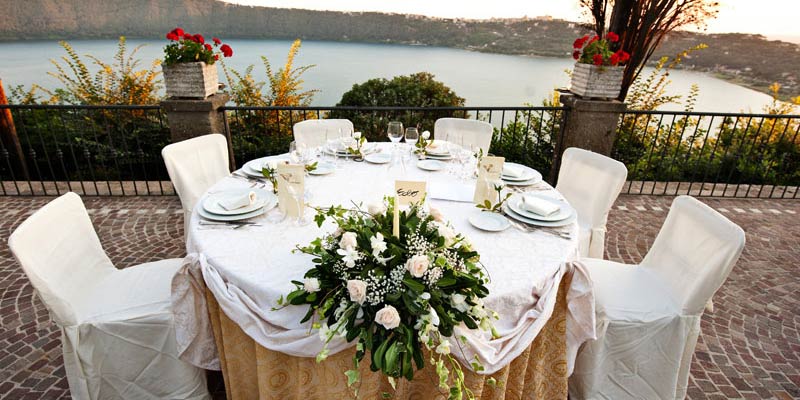Villa Pocci lake Albano wedding
