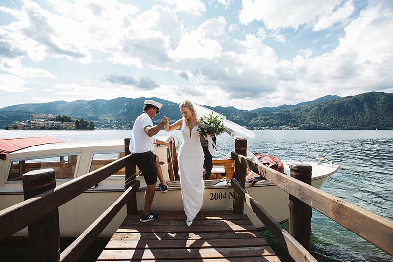 Independent Pictures wedding photographers on Italian Lakes
