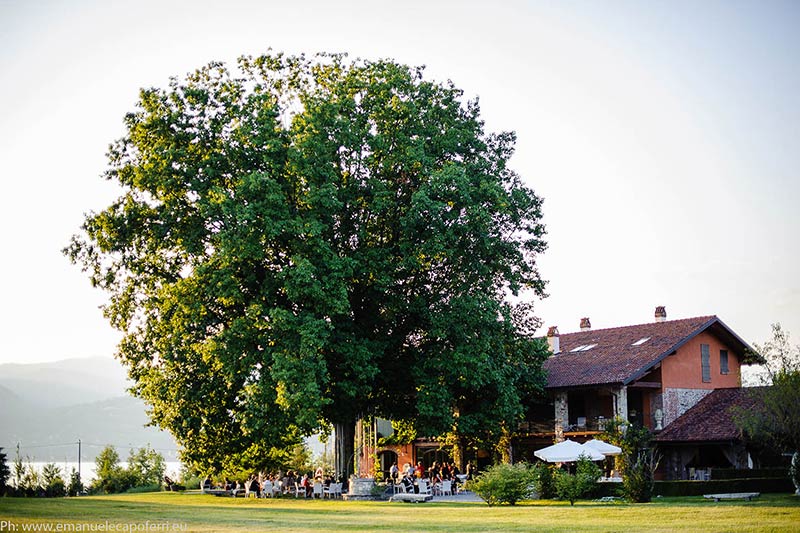 wedding reception La Quassa Lake Maggiore