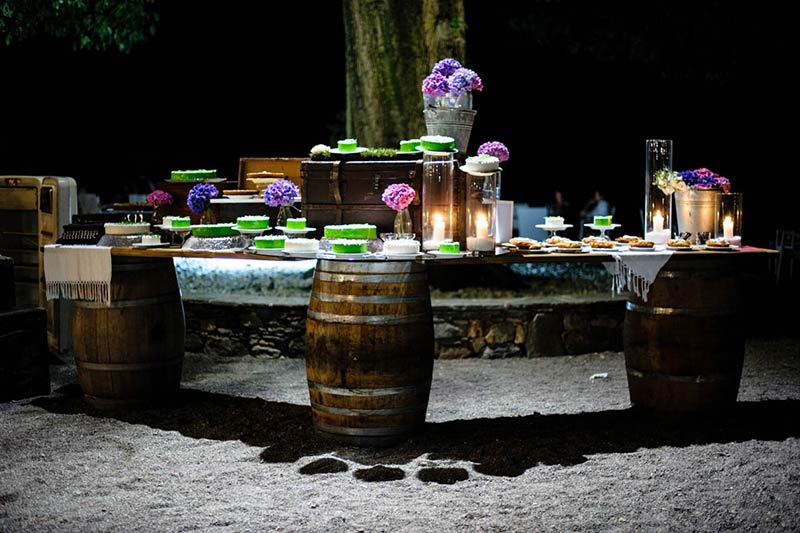 vineyard wedding reception La Quassa Lake Maggiore