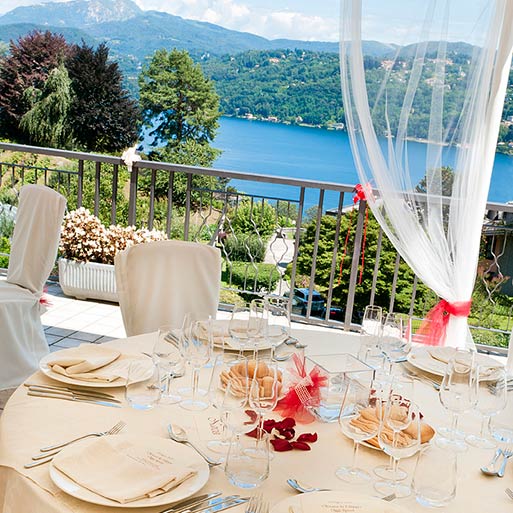 LE BETULLE restaurant panoramic restaurant Lake Orta