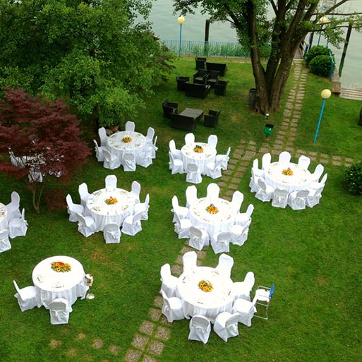 HOTEL L'APPRODO wedding reception Lake Orta