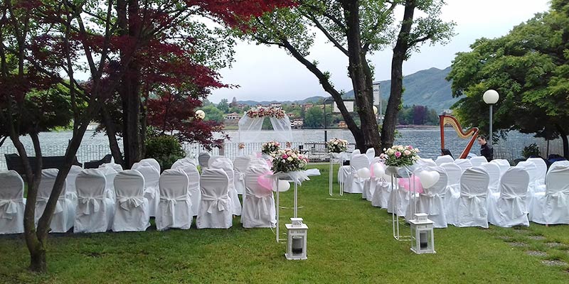 HOTEL L'APPRODO wedding reception Lake Orta