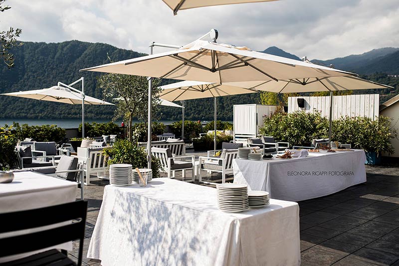 wedding reception Giardinetto restaurant Lake Orta