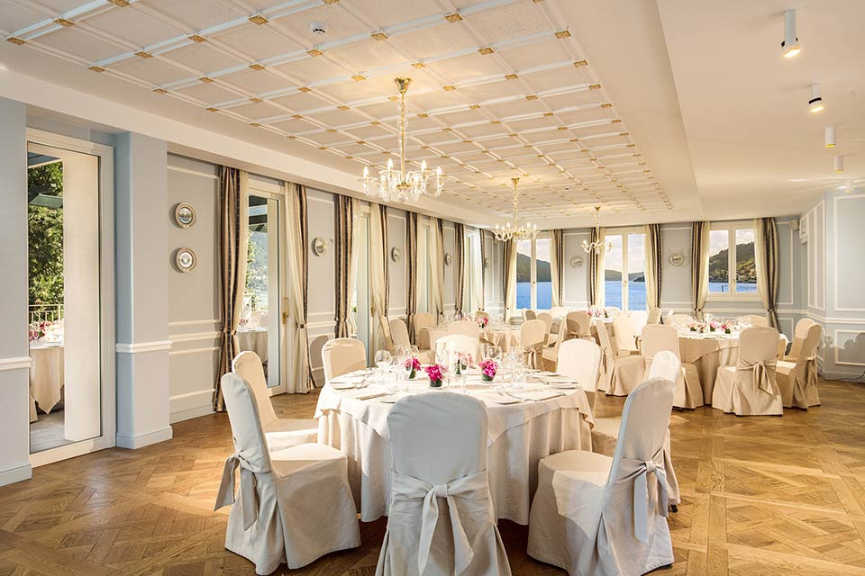 wedding reception Grand Hotel Imperiale Moltrasio lake Como