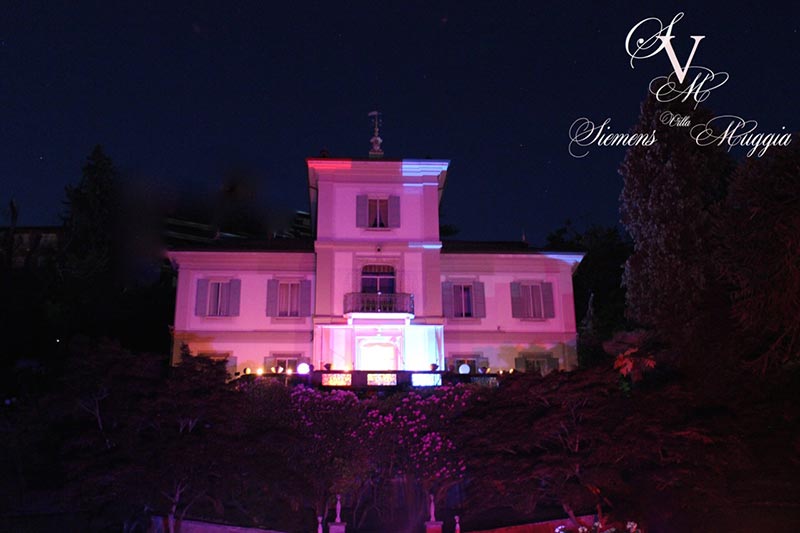 wedding reception at Villa Muggia Stresa Lake Maggiore