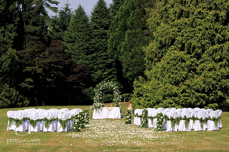 wedding reception at Villa Muggia Stresa Lake Maggiore