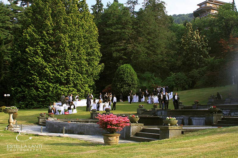 wedding reception at Villa Muggia Stresa Lake Maggiore