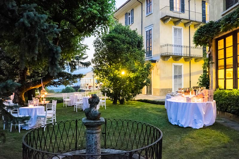 wedding reception Villa Pestalozza lake Orta